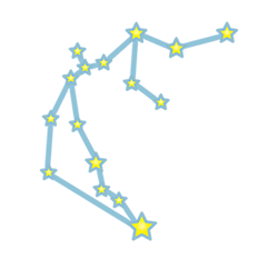 水瓶の星の配置図